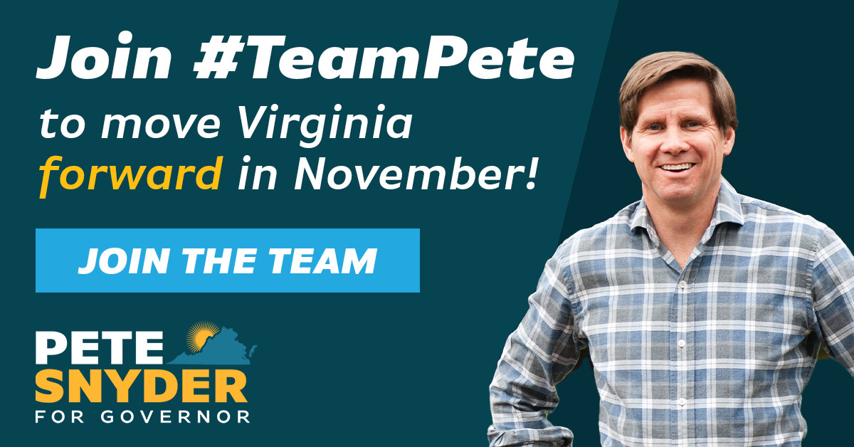 Get Involved - Pete Snyder for Virginia